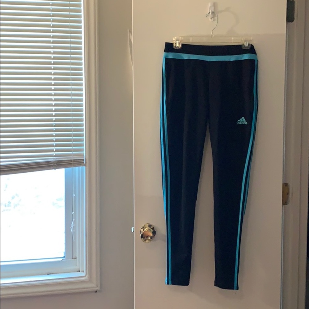 Adidas fitted track pants